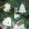 Decorative Flowers Lighted Christmas Garland 5.9ft Holiday Green Decor For Front Door Battery Powered DIY Decoration Stairs