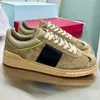 Designer One Stup Series Coupie Sneaker Sette diversi colori in pizzo Spettame per texon decorativa in metallo in gomma Sneaker