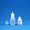 100 uppsättningar 5 ml plastdropparflaskor Tamper Evidence Cap Långt tunt nålspets munstycke för E Liquid Drop Vapor E-Liquide 5 Ml PJijn Aaihr