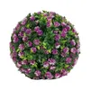 Dekorativa blommor Simulering Växtblomma hängande topiary boll 7.8 tum robust bekväm montering mångsidig blommig dekoration för utomhus