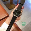 Relógios de luxo para o relógio mecânico masculino 1441 redigiu o mesmo grande discagem, executando a segunda função de função de fita de cinto de fita de cinto Brand Italy Sport Wristwatches