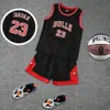 2324 Boy Girl 23 Basketball Jerseys Childrens Uniform Set Jersey Jersey Game Team Training Gest 240511