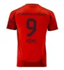 24 25 Bayerns Munchens Kit Jersey FC Bayerns Classic Jersey, haut de qualité courte, chemise sportive de marque, T-shirt de marque adulte et pour enfants Musiala Muller Sane