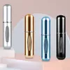 Bottiglie di stoccaggio 4pcs 5 ml di riemea di ricarica bottiglia portatile mini barattolo spray remilabile profumo di profumo di cosmetici atomizzatore per viaggi