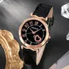 Montre-bracelets Women Fashion Casual Leather Belt Watches Heart en forme de coeur Long Wallet Set Robe Robe Clock Montre Femme