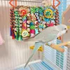 Other Bird Supplies Foraging Wall Toys 7x11 Inches With Various Cage Accessories Climbing Hammock Parrot Rattan Woven Mat For Budgie