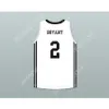 Niestandardowe dowolne nazwisko dowolna drużyna gigi 2 mamba ballers biała koszulka do koszykówki Wersja wszystkie zszywane rozmiar S-6xl najwyższej jakości