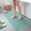 Badmattor färgglada pvc matt mjuk dusch anti slip fot för barn toalett hushåll badkar badrum ihålig hydrofob icke-halkplatta