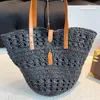 Sacs de plage de plusieurs styles Sac de créateur de sac à main tissé paille Femme Femme Vacation Tote Sac à épaule tissé Luxur