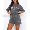 Designer vrouwen trainingspakken witte twee stukken korte sets sweatsuit vrouwelijke hoodies hoody broek met sweatshirt dames losse t-shirt sport vrouw kleren s-xxl