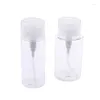 Opslagflessen 120/150/200/300 ml lege pompdispenser vloeistof UV -gel Polish Nail Art Clean Bottle Cleanser Remover