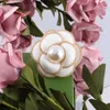 Brooches Elegant Wedding for Girls Party Bijoux Hollow Out Cold Collar Pins coréen Emor Emme Femme Badges Camellia Badges