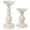 Candele White Metal Candlestick Holder Stand Regali per decorazioni da tavolo per feste per matrimoni