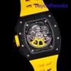 RM Механические запястья Watch RM011-FM (NTPT Carbon/Yellow)