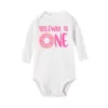 Rompers baby bodysuit lange mouwen meisje en jongen jumpsuit baby feest jumpsuitl2405