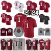 Alabama Crimson Tide Football Jersey Jase McClellan Kool-Aid McKinstry Jermaine Burton Roydell Williams Isaiah Bond juge Haynes Jalen Milroe Tyler Buchner