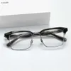 男性向けの光学眼鏡レトロデザイナーM122ファッションピュアチタンゴルフグラス