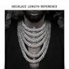 Factory Wholesale Drop Shipping VVS Moisanite Diamond Sier Cuban Link Chain 15 mm 18 mm Collier Hip Hop Men Bijoux