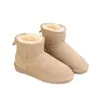 2024 hot snow boots slipper winter new popular Ankle Sheepskin fur plush keep warm boots with