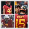 2024 Mens Nieuwe stijl aangepaste Iowa State Cyclones voetbalshirt Dimitri Stanley Jason Essex Samuel dezelfde Rocco Becht Tabechi Okoli Trevon Howard Tyler Moore