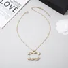 Collier de luxe 18k colliers en cuivre en laiton plaqué en or