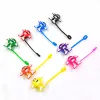 PVC Straw Topper Bean Space Cartoon Silicone Straw Tip Splash Proof Drink Dust Dop Strooppak For7mm-8mm Stroopkap