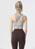 Femmes Uarun Sports sous-vêtements arrière croix huit soutien-gorge de yoga fitn nue se sentir confortable vêtements élastiques