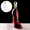 375ml Yüksek Topuk Şekli Antidot Kristal Merlot Şarap Şişesi Dispenser Kadın Hediye 240510