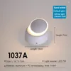 Wall Lamp Nordic Moon Chasing Bedroom Lights Simple Aluminum 360° Rotatable Lighting Eye Protection Home Decors Sconces