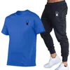 Herren-Trailsuits Herren-T-Shirt und Jogging Hosenanzug Hip Hop Coat lässige Baumwoll-Sportanzug, d. H. Im heißen Sommer Y240508