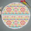 Towel Bohemian Round Bath Mandala Soft Boho Beach Swimming Shower Bathroom Drying Cloth Yoga Mat Sport Blanket For Adult