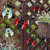Metal Art Cute Wall Sculpture Indoor and Outdoor Ladybug Hanging Garden Backyard Porch Home Yard Lawn Fence Decoration Red 3-piece Set