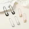 Bengelen oorbellen eenvoudige en coole stijl trendy paperclip Korean East Gate modieuze creatieve ontwerppen