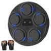 Music Boxing Machine Target Workout with Lights Electronic Pads for Kids Adults Home Exercise 240506