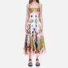 2024 Summer Women's New Style Elegant High Print Printed Byr Strap Fasual Dress F51337