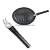 BBQ Tools Accessories 1st Korean Barbecue Plate Round Iron Grill Smokeless Non Stick Gas Spis Rostning Matlagningsverktyg Set 230721 Drop DHie9