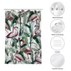 Douchengordijnen Bloemblad Badkamer Flamingo Boho Waterdichte Partition Gordijn Ontworpen Home Decor -accessoires