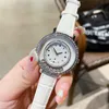 fashion diamond womens watches Top brand leather strap 32mm luxury lady watch Crystal wristwatches for women Birthday Valentine's Day Christmas Gift relojes mujer
