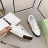 2024NEW Luxury Off Sneakers baskets baskets Skateboard Chaussures Plateforme Vulcanisé Chaussures Vulcanisé Blanc Low Lace-Up-Up Low Mint Green Chunky Tennis Sneakers 35-45