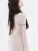 Sukienki robocze zimowe eleganckie ciepłe 2 -częściowe zestaw kobiet solidne harajuku słodka spódnica garnitur żeński Koreańszy moda z długim rękawem Casual Knit 2024