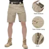 Männer Urban Military Tactical Shorts im Freien wasserdichte Verschleiß resistente Frachtshorts schnell trocken Multi -Taschen -Plus -Größe Wanderhosen 240513