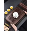 Trays de thé | Charge Shangyanfang Ménage Simple One Person Table Bamboo Water Storage Square Pichet Pichet