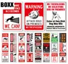Méfiez-vous du panneau de chien avertissement du signe métal