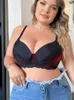 Bras setleri viomisha 1pc kadınlar artı iç çamaşırı seksi konforlu brassiere dişi sutyen ile STL Ring D fincan Lady Daily Top Y240513