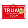 2024 Élections US Élections drapeau de campagne Polyester tissu atmosphère décoration drapeau de la bannière suspendue LT974