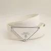 designer belts for men and women 3.5 cm width triangle metal buckle color great quality belts women dress skirt belt 100-125 cm length luxury bb simon belt