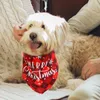 犬のアパレルビブペットスカーフ装飾愛らしいバンダナ洗える装飾子犬クリスマスバンダナ猫