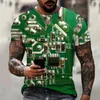 Мужская рубашка с помощью платы Электронная чип ЦП график для мужской одежды Tee 3D Print Matherboar