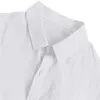 Men's Dress Shirts Linen Shirt High Quality Lightweight And Breathable Button-Down Cotton 2024 Solid Color