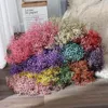 Flores decorativas 100g Baby Bouquet de Babas para Vaso Gipsophila Ramificações Casa Casa Mesa de Casamento Rústico Decoração Diy Floral Floral